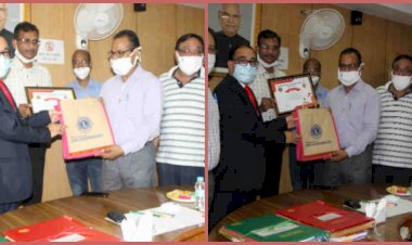 देहरादून: लायंस क्लब ने आयुध निर्माणी के महाप्रबंधक को किया सम्मानित