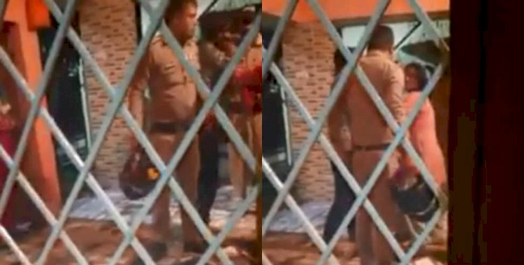 देहरादून : महिला और पुलिसकर्मी के बीच मारपीट का वीडियो वायरल