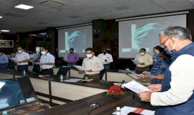 कोविड-19 के संक्रमण की रोकथाम एवं बचाव हेतु सीएम ने दिलाई विधायकों और अधिकारियों को शपथ