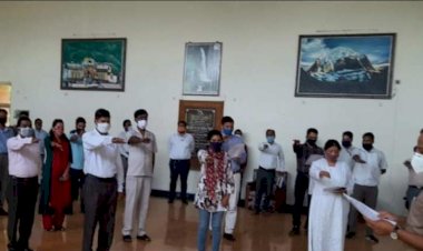 कोविड 19 के खिलाफ पर्यटन और सूचना विभाग ने ली जन जागरूकता अभियान की शपथ