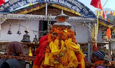 उत्तराखंड:मार्केण्डेय मंदिर के गर्भगृह में विराजमान हुए भगवान तुंगनाथ