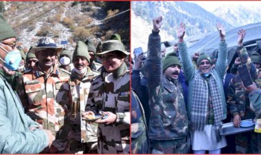 मुख्यमंत्री ने जवानों के साथ उत्तरकाशी में मनाई दीपावली