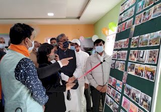 चंपावत:सीएम त्रिवेन्द्र ने किया ग्रोथ सेंटर का अवलोकन