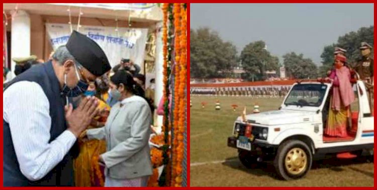 उत्तराखंड दिवस: सीएम ने किया शहीदों को नमन, राज्यपाल ने ली परेड की सलामी