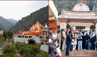 दिल्ली के उपमुख्यमंत्री ने किए बाबा नीब करौली के दर्शन 