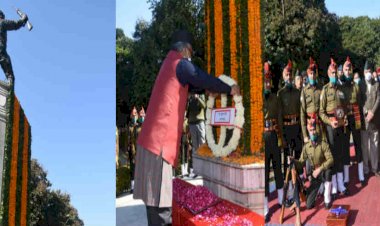 विजय दिवस: 1971 के भारत-पाक युद्ध के शहीदों को सीएम ने दी श्रद्धांजलि