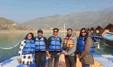 टिहरी झील की खूबसूरती देख अभिभूत हुए कवि कुमार विश्वास