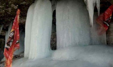 उत्तराखंड के अमरनाथ में हो रहे बाबा बर्फानी के भव्य दर्शन