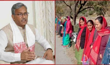 सड़क चौड़ीकरण को ग्रामीणों ने बनाई 19 किमी लंबी मानव शृंखला, सीएम ने दिए PWD को कार्रवाई के आदेश