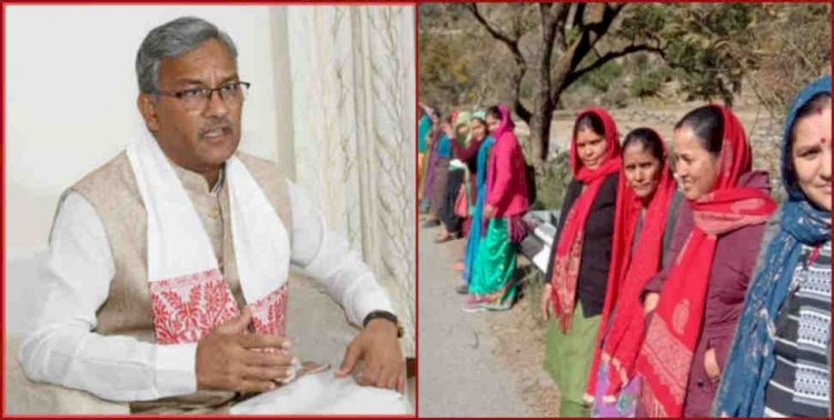 सड़क चौड़ीकरण को ग्रामीणों ने बनाई 19 किमी लंबी मानव शृंखला, सीएम ने दिए PWD को कार्रवाई के आदेश