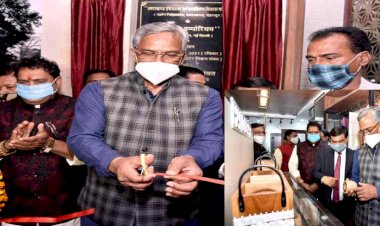 दिल्ली स्थित उत्तराखंड सदन में सीएम ने किया हिमाद्रि एम्पोरियम का उद्घाटन