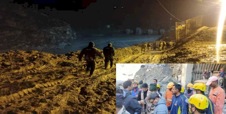 रातभर चले ऑपरेशन में सुरंग से हटाया 130 मीटर तक मलबा,रेस्क्यू ऑपरेशन जारी,