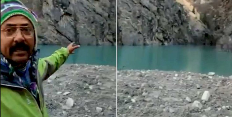 ऋषि गंगा पर बनी झील के अब क्या हैं हालात? देखें वीडियो