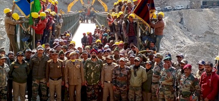 बीआरओ ने किया मलारी हाईवे पर यातायात सुचारु