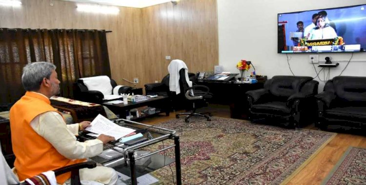 सीएम तीरथ ने किया हरिद्वार में भूमिगत केबलिंग परियोजना का लोकार्पण