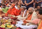 हरिद्वार:सफल कुंभ के आयोजन के लिए सीएम ने किया मां गंगा का महापूजन