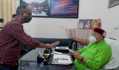 बैजरो-बयेड़ा सड़क आंदोलन: आंदोलनकारियों के प्रतिनिधि के तौर पर महाराज से मिले डॉ अजय