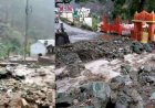 अल्मोड़ा: भारी बारिश से प्रसिद्ध कैंची धाम  मंदिर प्रांगण में आया मलबा