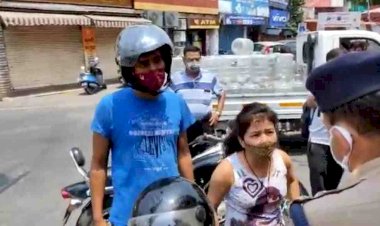 देहरादून: कर्फ्यू का उल्लंघन किया तो पुलिस ने स्कूटी कर दी सीज, गालियां बकने लगी लड़की, वीडियो वायरल