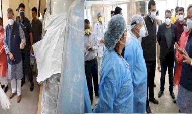 सीएम तीरथ ने चमोली और रुद्रप्रयाग जिलों में किया कोविड व्यवस्थाओं का निरीक्षण