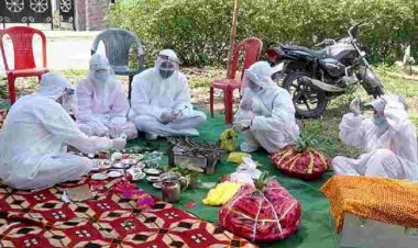 शादी के दिन दुल्हन निकली कोरोना पॉजिटिव, पीपीई किट पहन कर हुई शादी
