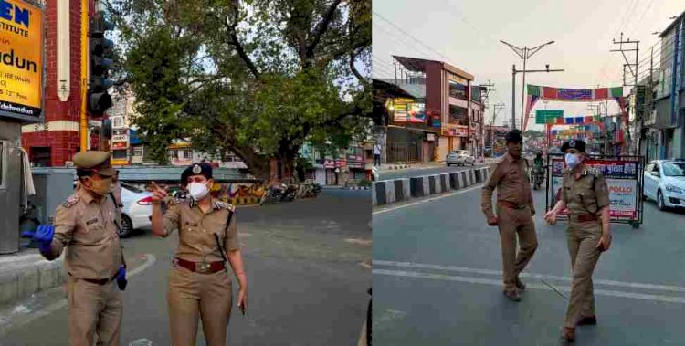 ताकि हौंसला और कानून- व्यवस्था दोनों बने रहें: डीआईजी नीरू गर्ग खुद उतरीं सड़कों पर