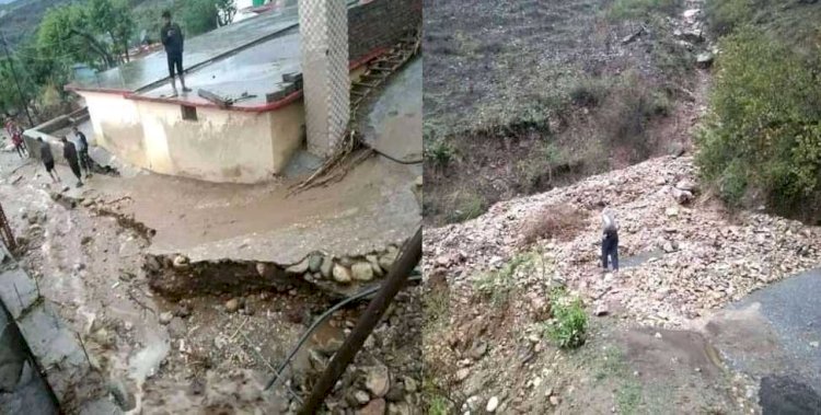 उत्तरकाशी में भी भारी बारिश, तीन मवेशियों के दबने की सूचना