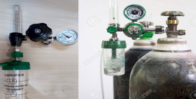 ऑक्सीजन सिलेंडर के रेगुलेटर की हो रही था कालाबाजारी, ग्राहक बनकर पहुंची पुलिस फिर..