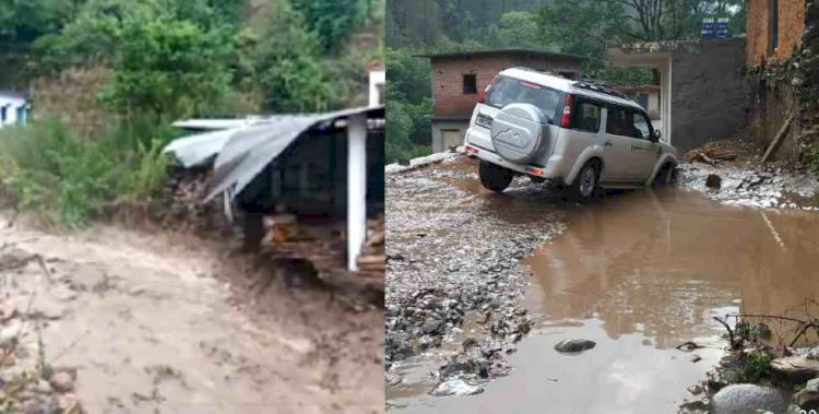 बड़ी खबर: द्वाराहाट में भारी बरिश से नुकसान, मदद को गए विधायक भी फंसे