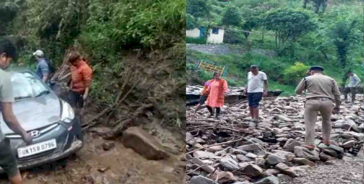 पौड़ी में भारी बारिश से नुकसान, कोई हताहत नहीं