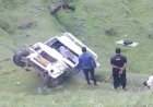उत्तराखंड: सड़क से पलटकर खेतों में जा गिरा पिकअप वाहन, दो घायल
