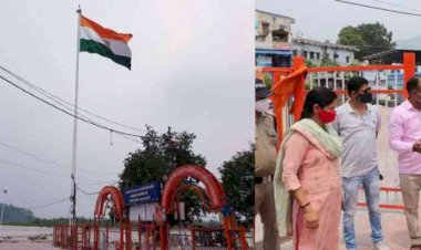 ऋषिकेश: त्रिवेणी घाट में लहराएगा 100 फुट ऊंचा तिरंगा