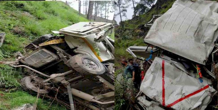 अल्मोड़ा: बोलेरो खाई में गिरी, छ: साल की बच्ची और वाहन चालक ने गंवाई जान
