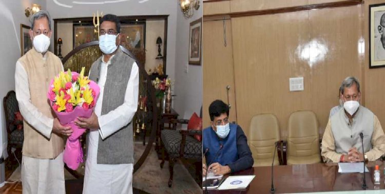 सीएम तीरथ का मिशन दिल्ली: आज भी मिले केन्द्रीय मंत्रियों से, उत्तराखंड के लिए प्राप्त की सौगातें