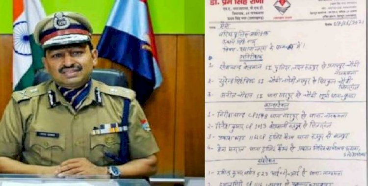 बिग ब्रेकिंग : भाजपा विधायक की सिफारिश पर हुए पुलिसकर्मियों के तबादले निरस्त !