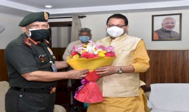 CDS जनरल रावत और NTRO चीफ अनिल धस्माना से मिले सीएम धामी, सीमावर्ती क्षेत्रों के विकास और ड्रोन तकनीक पर मदद का मिला आश्वासन