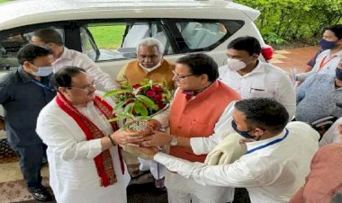 दो दिवसीय दौरे पर उत्तराखंड पहुंचे भाजपा के राष्ट्रीय अध्यक्ष जेपी नड्डा