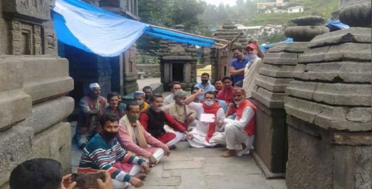 जागेश्वर मंदिर में गुंडई: भाजपा सांसद की गिरफ्तारी पर अड़े पुरोहित