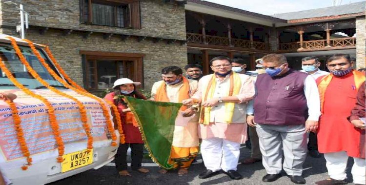 देहरादून: सीएम धामी ने किया जल जीवन यात्रा का शुभारंभ