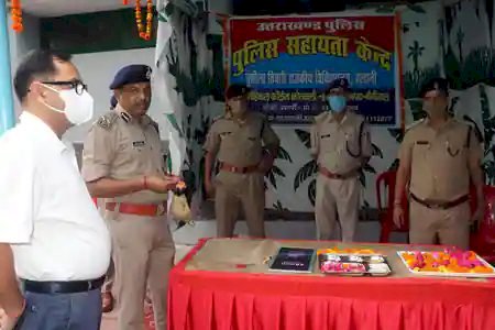 सुशीला तिवारी अस्पताल में पुलिस सहायता केंद्र का शुभारंभ