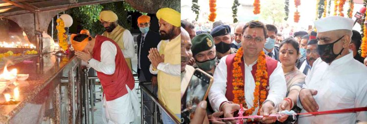 खटीमा: सीएम ने किया ऑक्सीजन प्लांट, आईसीयू एंव सीसीयू का शुभारंभ, गुरूद्वारे में टेका मत्था