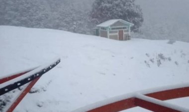 उत्तराखंड में हुई ताजा बर्फबारी, पड़ने लगी   कड़ाके की ठंड