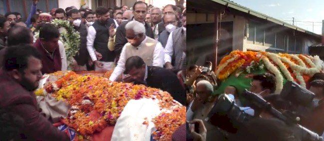 भाजपा कार्यालय में दी गई पूर्व विधानसभा अध्यक्ष हरबंस कपूर को श्रद्धांजलि