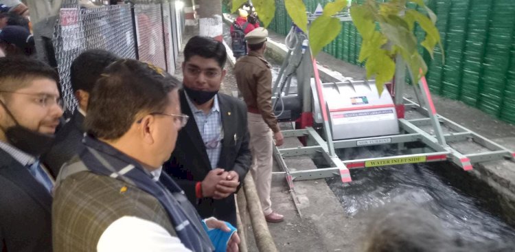 सीएम पुष्कर सिंह धामी ने किया पवलगढ में सरफ़ेस हाइड्रो कायनेटिक परियोजना का शुभारम्भ
