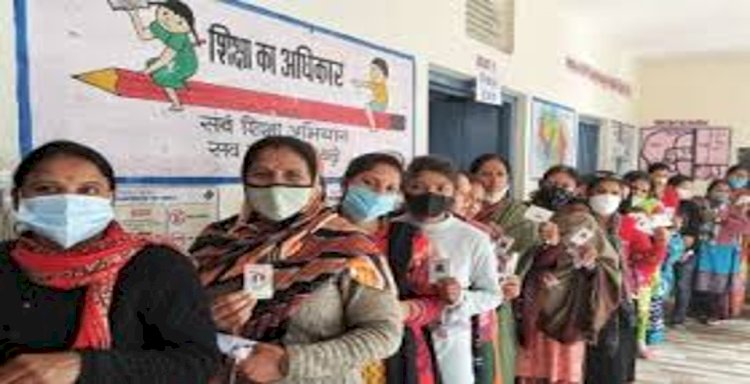 उत्तराखंड में शाम पांच बजे तक 59.37 फीसदी मतदान