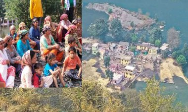 शहरों को रौशन करने को डूब गया लोहारी गांव,डूबती जनमभूमि को अपलक निहारतीं रह गईं सैलाब भरीं आखें