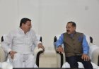 मुख्यमंत्री पुष्कर सिंह धामी से केन्द्रीय मंत्री डॉ. जितेन्द्र सिंह ने की भेंट