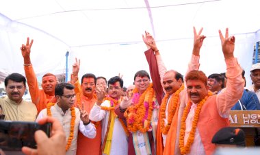 जीत के बाद चंपावत पहुंचे सीएम धामी , बोले 'आप सभी का धन्यवाद...आभार..!