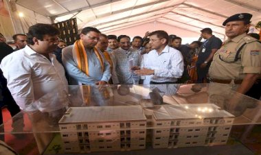 हरिद्वार:सीएम धामी ने किया 2464 ईडब्ल्यूएस आवासीय भवनों का शिलान्यास