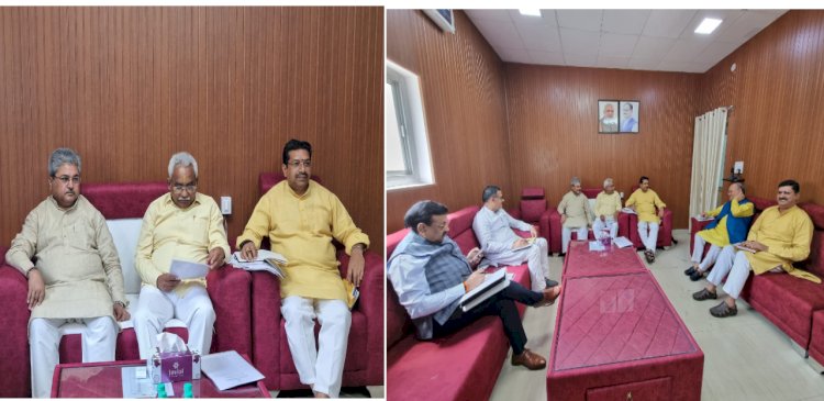 प्रदेश कार्यालय में केन्द्र की मोदी सरकार के ”8 साल बेमिसाल” पर चर्चा